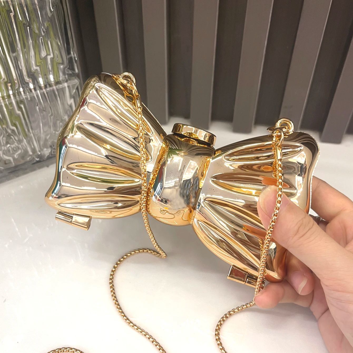 Luxury Bags Brands - Gouden avondtasje portemonnees en handtas luxe