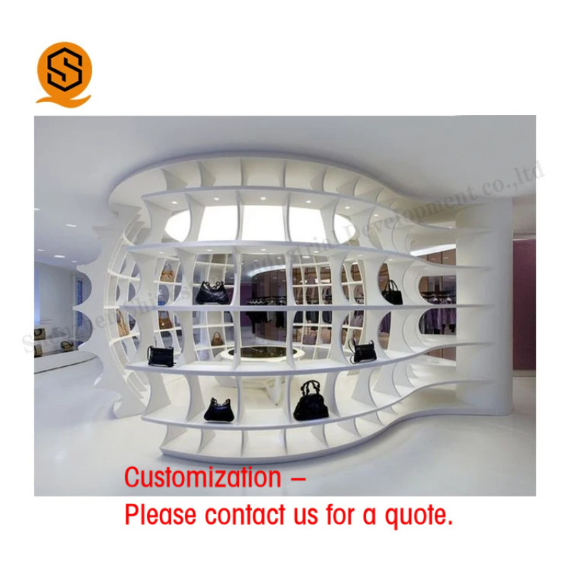 Luxury Bags In Store - Custom gemaakte luxe acrylstenen displaystandaard voor