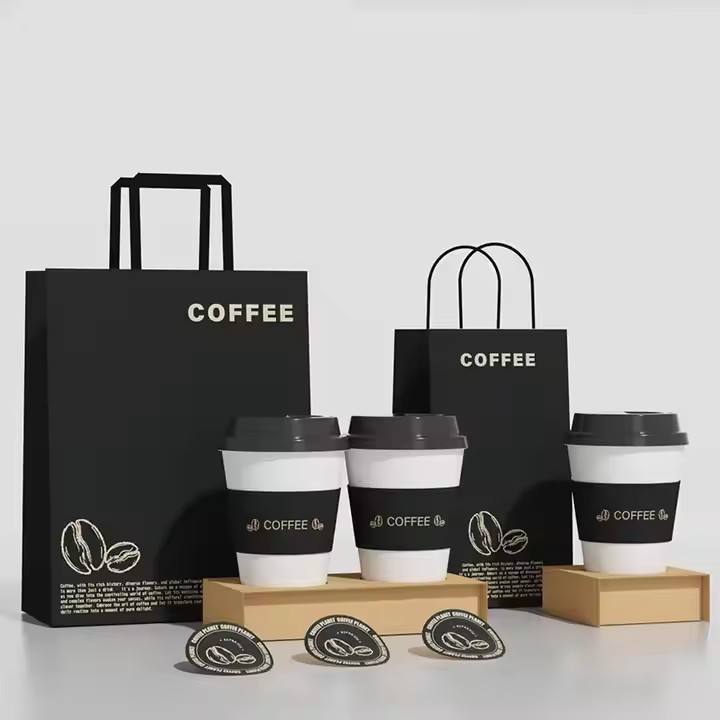 Luxury Bags In Store - Luxe witte kartonnen papieren tassen, waterdicht,