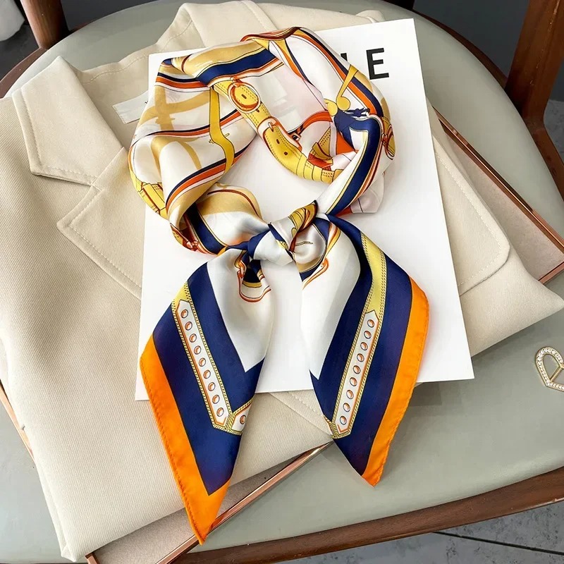 Luxury Bags Brands - Luxe Design Skinny Zijden Vierkante Sjaal