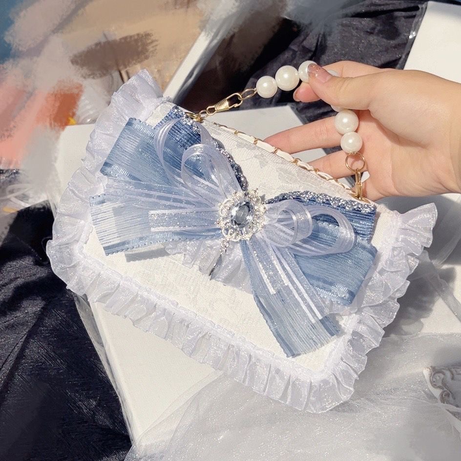 Ketting Zilver En Blauw Lolita - Luxury Y2K Bags recensie en prijs