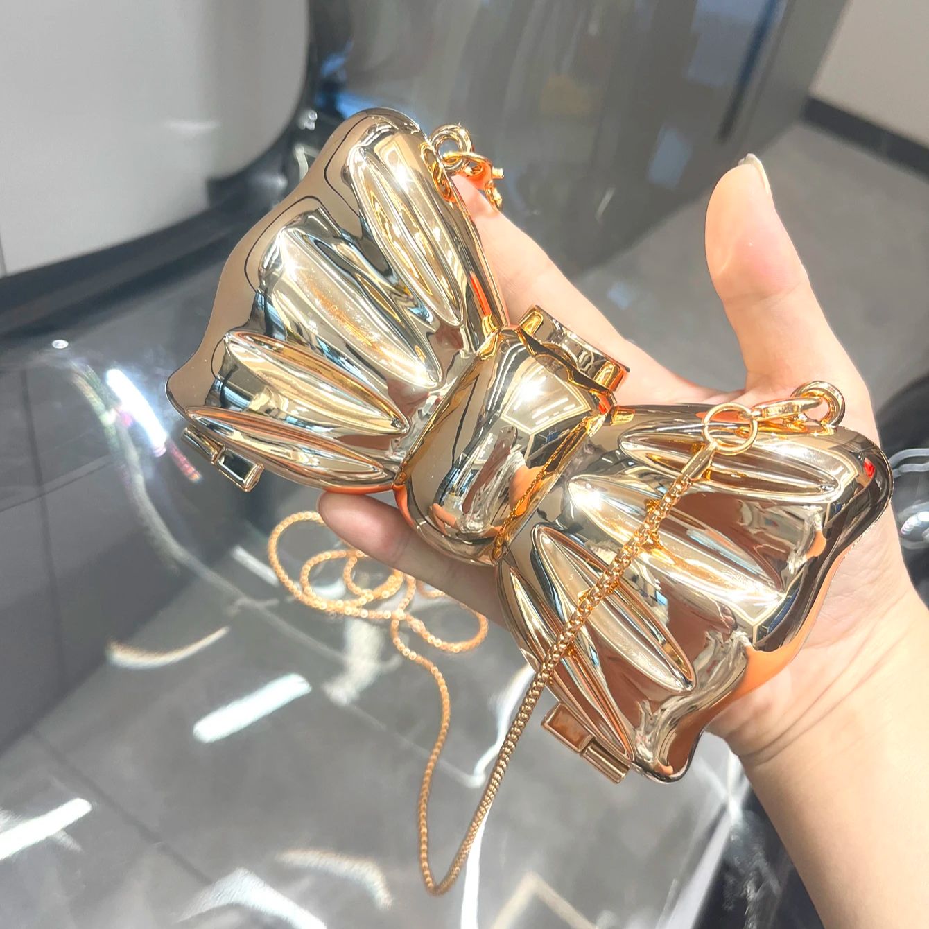 Gouden avondtasje portemonnees - Luxury Bags Brands recensie en prijs