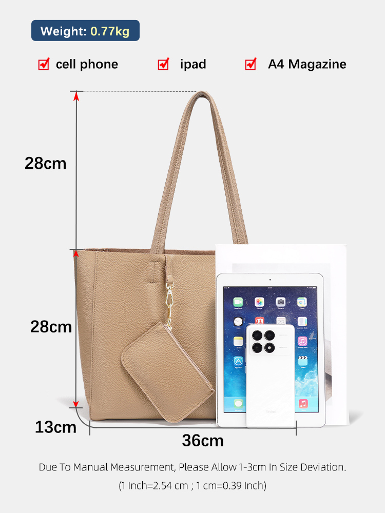 Zency Echt Lederen Grote Tote  - Luxury Bags Shopping recensie en prijs