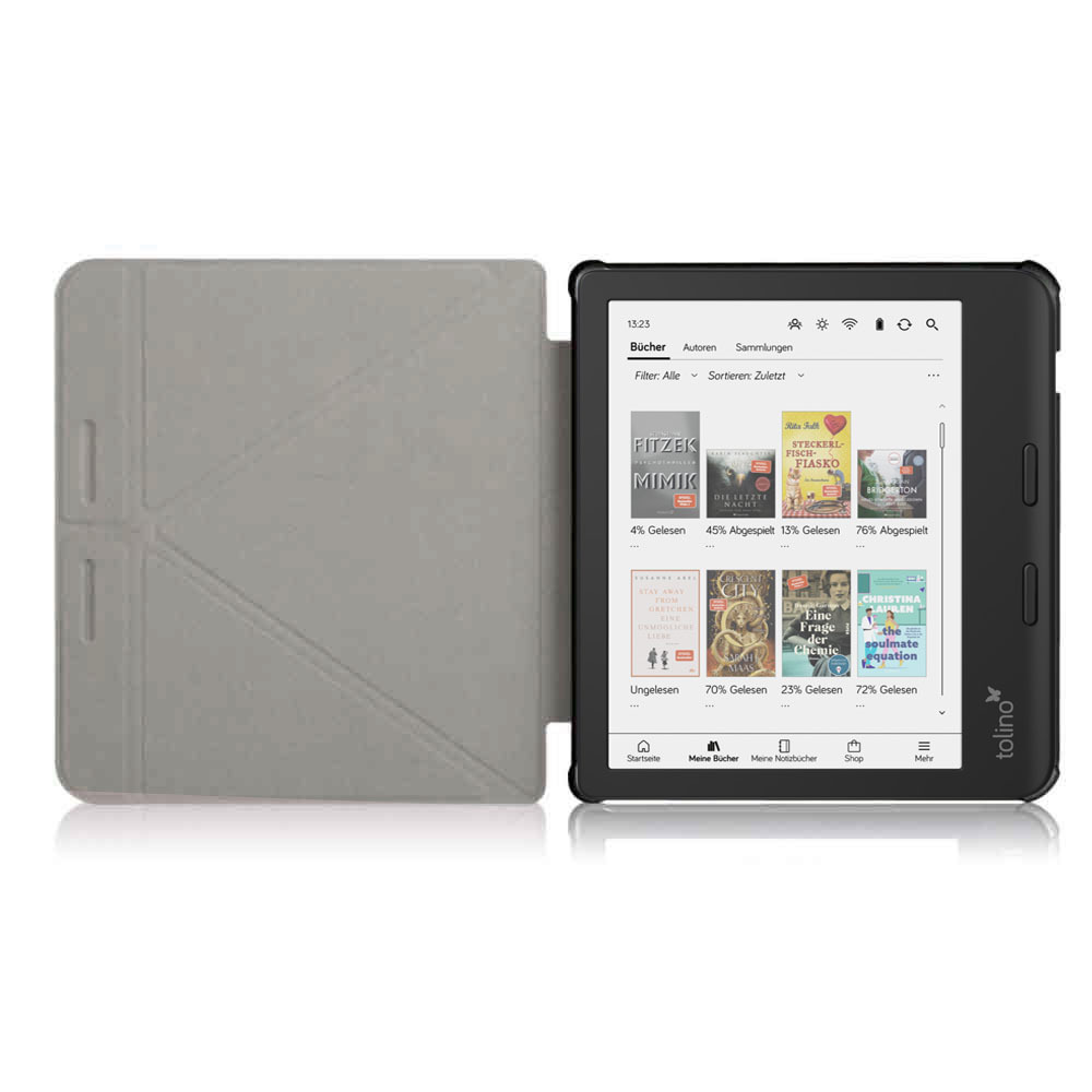 Standcase voor 7 inch Tolino V - Briefcase Leather Slim recensie en prijs