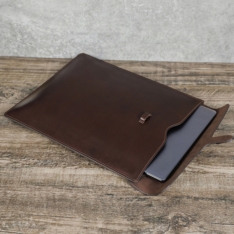 Vintage Echt Lederen Laptophoe - Briefcase Leather Slim recensie en prijs