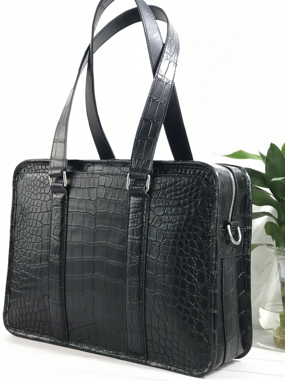 Nieuwe laptoptas van krokodill - Luxury Bags Shopping recensie en prijs