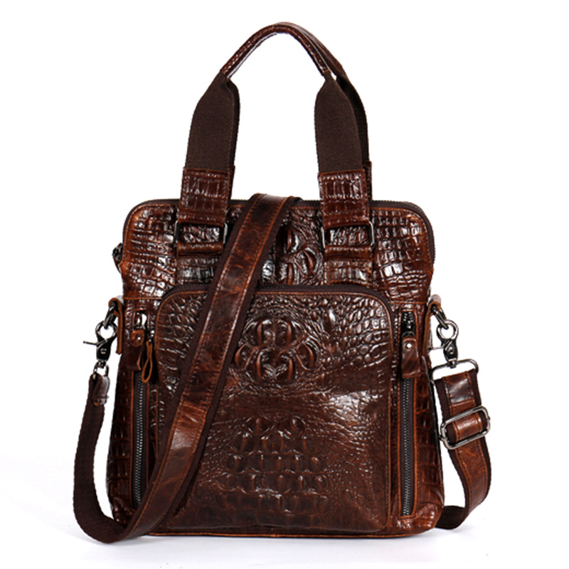 YETTIES Slanke verticale lapto - Briefcase Leather Slim recensie en prijs